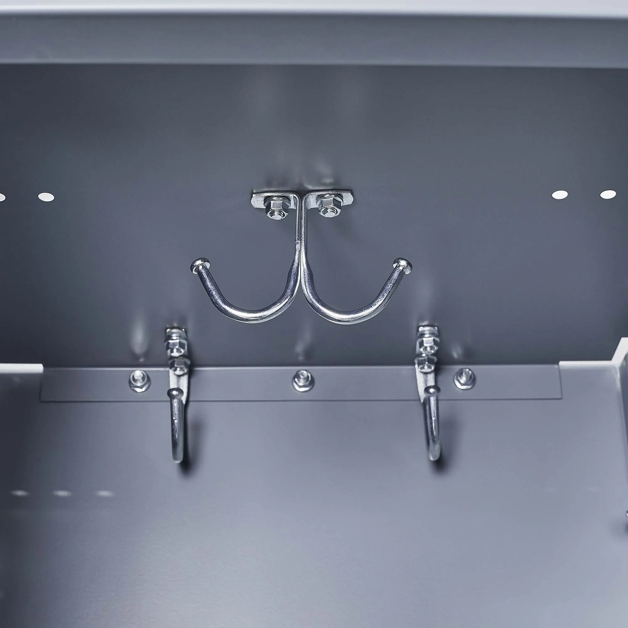 2-Door 66"H Metal Lockers w/ Lock for Employees, Storage Cabinet for Gym, Office, School, Garage - Gray