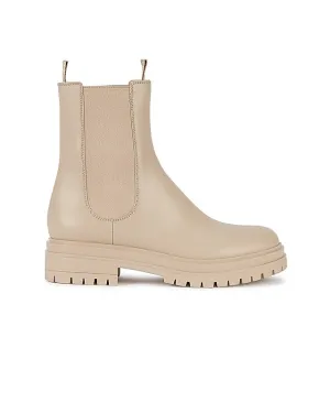 40 Blush Leather Chelsea Boots