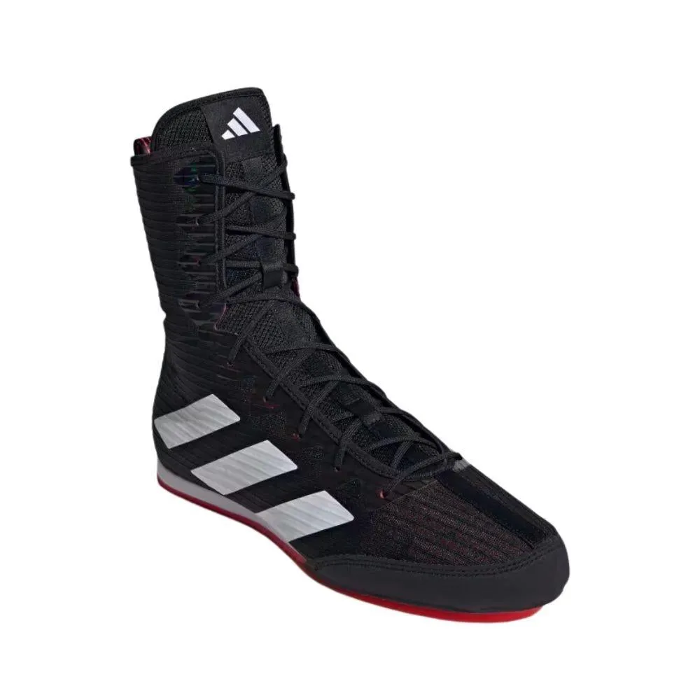 Adidas Box Hog 4 Boxing Boots - Core Black