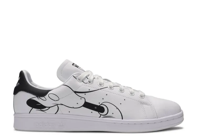 Adidas DISNEY X STAN SMITH 'BLACK & WHITE MICKEY MOUSE' sneakers, white