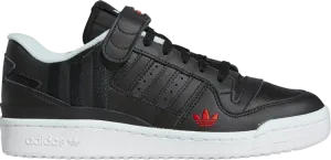 Adidas Forum Low 'Black Almost Blue' Sneakers, black