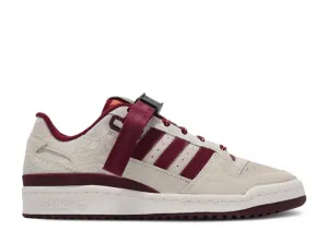 Adidas FORUM LOW 'CHALK BURGUNDY' sneakers, white