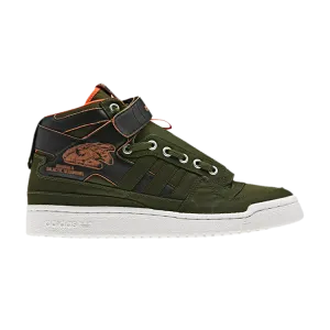 Adidas Forum Mid S sneakers. 'Han Solo', white