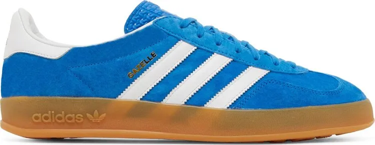 Adidas Gazelle Indoor 'Blue Bird Gum' Sneakers, blue