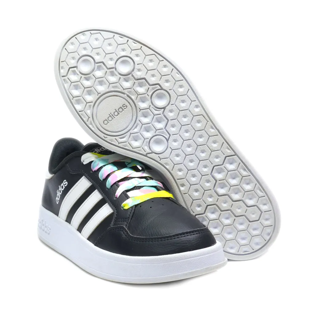 Adidas Low-Top Sneakers Leather Black Colour For Women