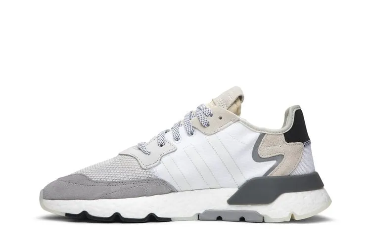 Adidas Nite Jogger 'Grey Pack - Neutral White' sneakers, white