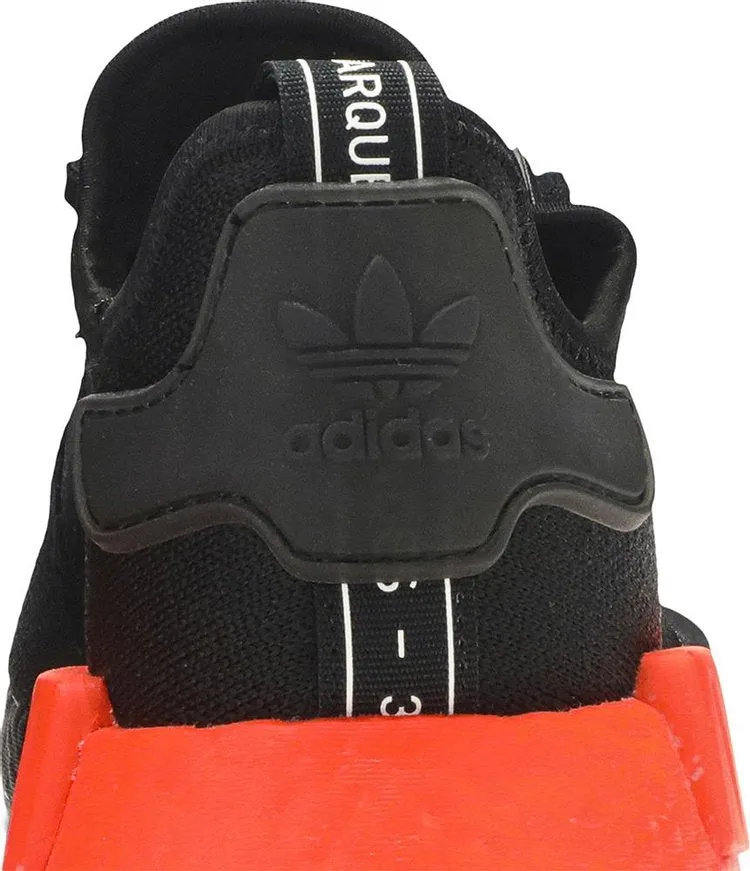 Adidas NMD R1 men's sneakers, black/red/white