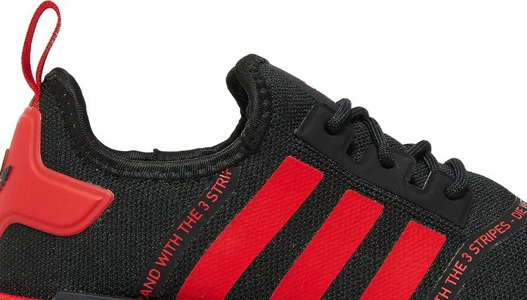 Adidas NMD R1 sneakers, black/red