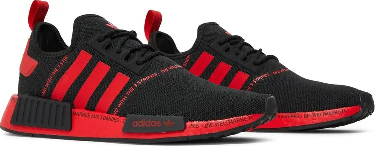 Adidas NMD R1 sneakers, black/red