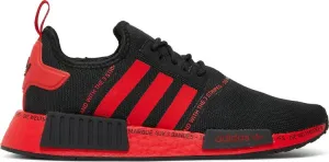 Adidas NMD R1 sneakers, black/red