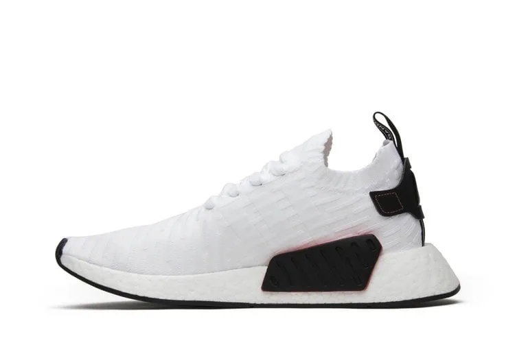 Adidas NMD_R2 Primeknit 'White Black' sneakers, white