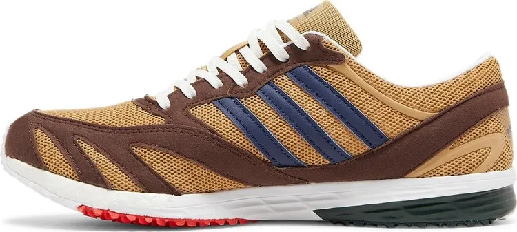 Adidas Noah x Lab Race 'Brown Dark Blue' sneakers, brown