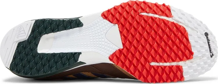 Adidas Noah x Lab Race 'Brown Dark Blue' sneakers, brown