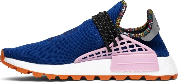 Adidas Pharrell x NMD Human Race Men's Sneakers, Blue/Pink