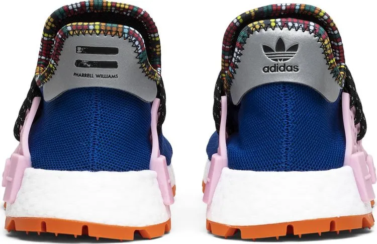 Adidas Pharrell x NMD Human Race Men's Sneakers, Blue/Pink