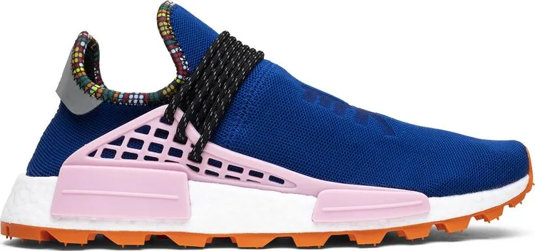 Adidas Pharrell x NMD Human Race Men's Sneakers, Blue/Pink