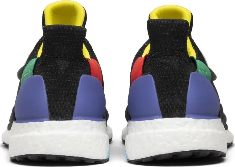 Adidas Pharrell x Solar Hu Glide 'Black' Sneakers, Black