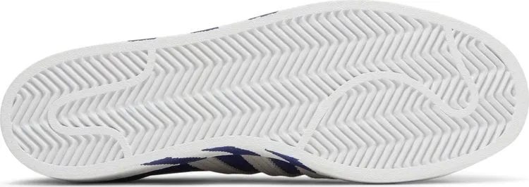 Adidas Superstar 'Extended Midfoot Stripes - Legacy Indigo' Sneakers, Blue