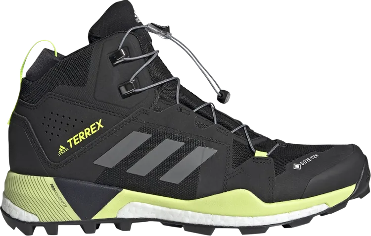 Adidas Terrex Skychaser XT Mid GTX 'Black Solar Yellow', black