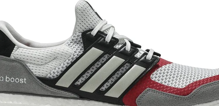 Adidas UltraBoost 1.0 S&L 'Grey Scarlet' sneakers, gray