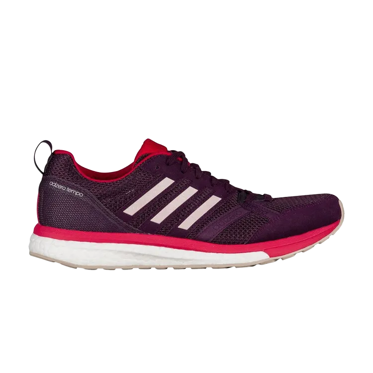 Adidas Wmns Adizero Tempo 9 'Red Night' sneakers, red