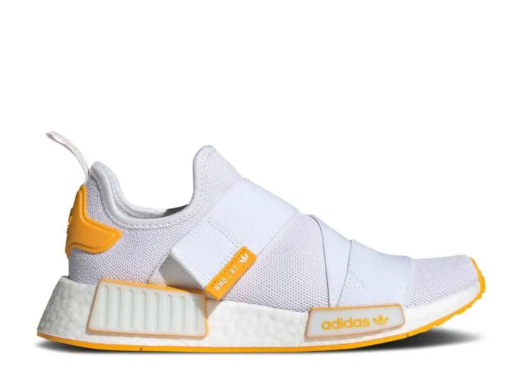 Adidas WMNS NMD_R1 STRAP 'WHITE COLLEGIATE GOLD' sneakers, white