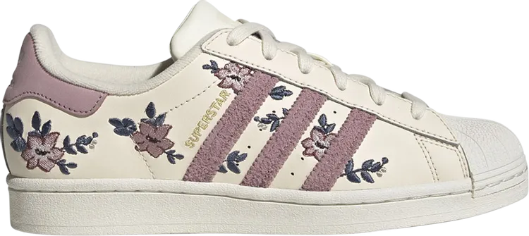 Adidas Wmns Superstar 'Floral' sneakers, cream