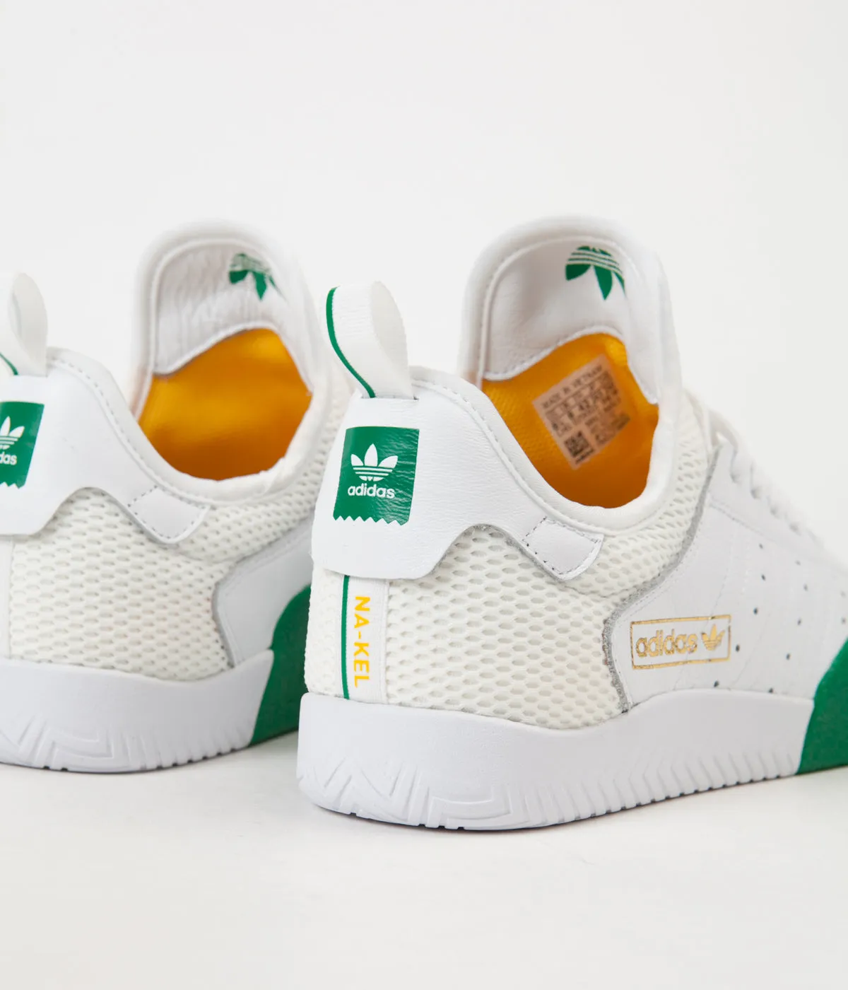 Adidas x Na-Kel 3ST.003 Shoes - Cloud White / Bold Green / Bold Gold
