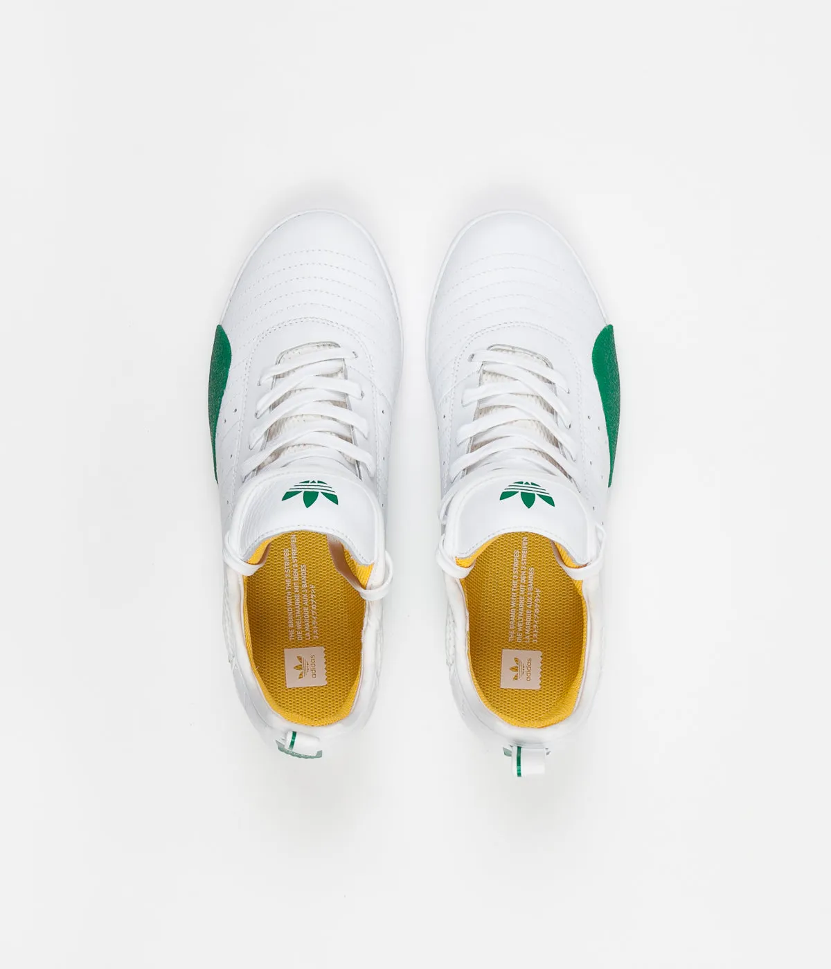 Adidas x Na-Kel 3ST.003 Shoes - Cloud White / Bold Green / Bold Gold