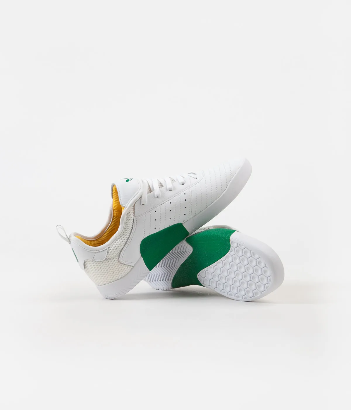 Adidas x Na-Kel 3ST.003 Shoes - Cloud White / Bold Green / Bold Gold
