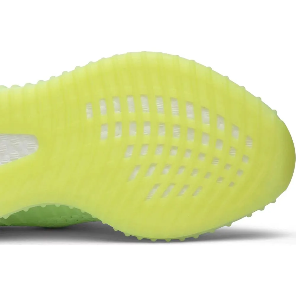 Adidas Yeezy Boost 350 V2 GID Glow Sneakers, Green