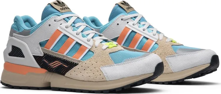 Adidas ZX 10000C 'Grey Coral Blue' sneakers, gray