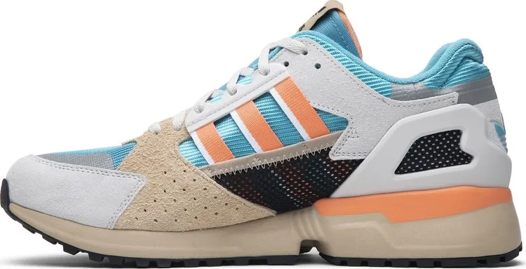 Adidas ZX 10000C 'Grey Coral Blue' sneakers, gray