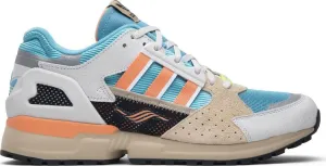 Adidas ZX 10000C 'Grey Coral Blue' sneakers, gray