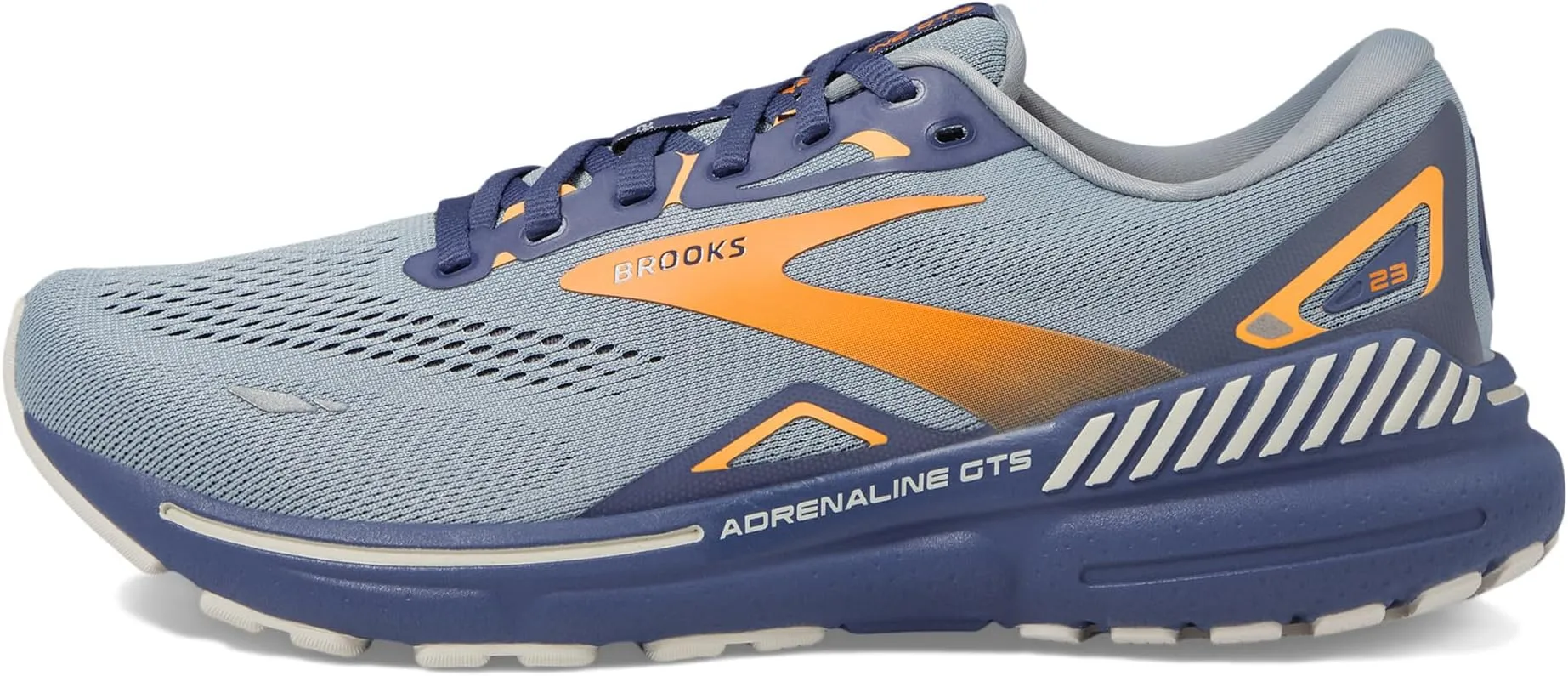 Adrenaline GTS 23 Brooks, Grey/Crown Blue/Orange