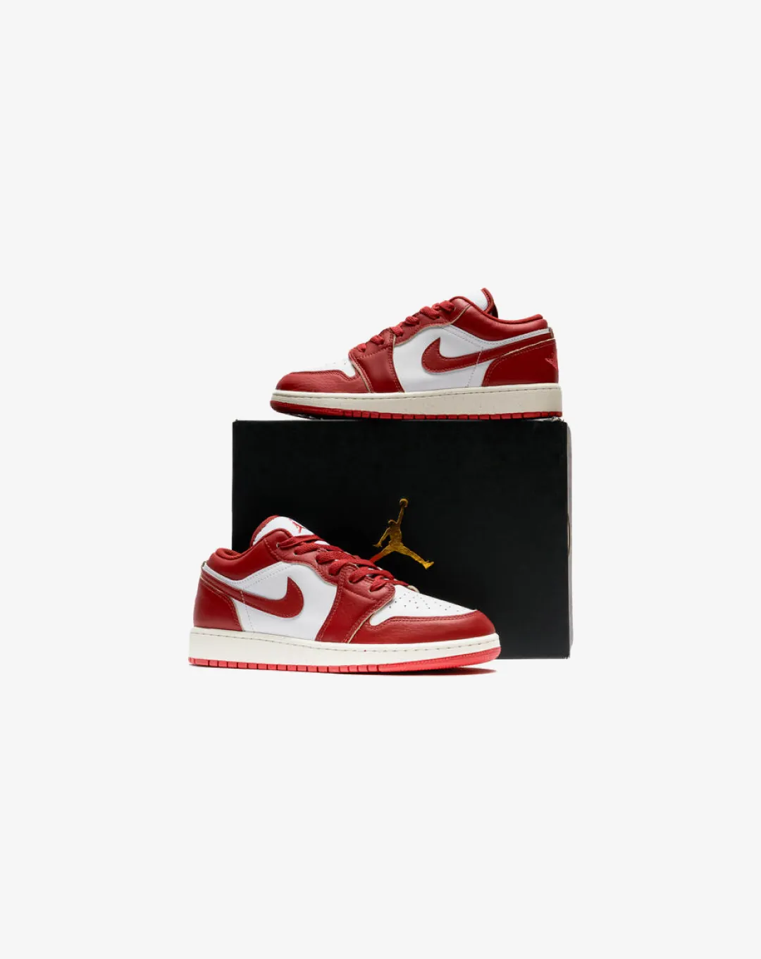 Air Jordan 1 Low ‘Gym Red/White Sneakers