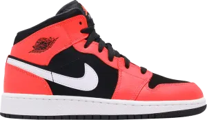 Air Jordan 1 Mid BG Infrared 23, red