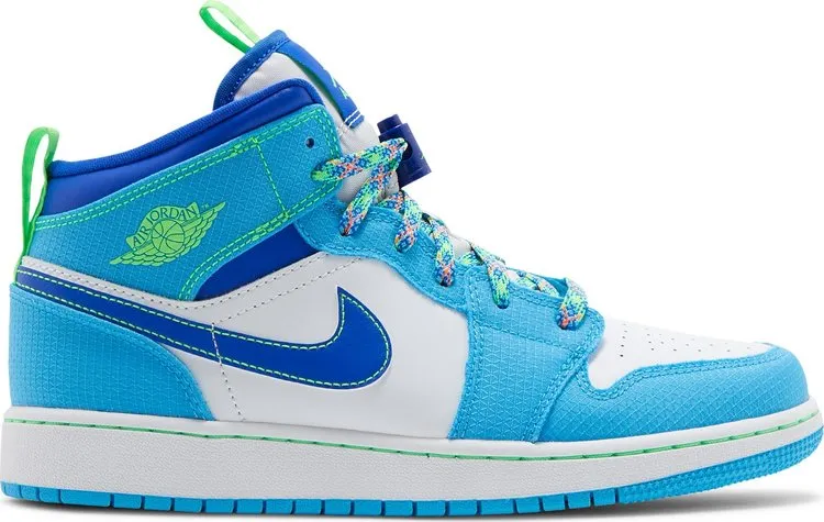 Air Jordan 1 Mid SE GS Sprite, blue