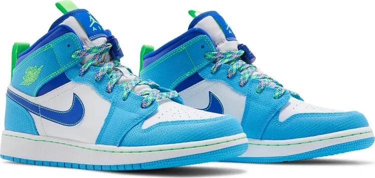 Air Jordan 1 Mid SE GS Sprite, blue
