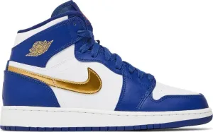 Air Jordan 1 Retro High BG Deep Royal, white-blue