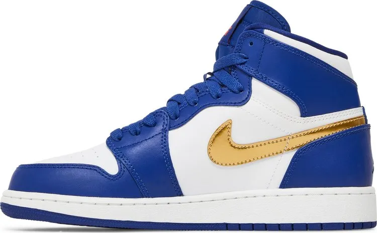 Air Jordan 1 Retro High BG Deep Royal, white-blue
