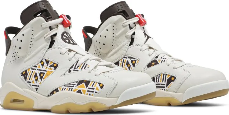 Air Jordan 6 Retro Quai 54 - Sail Gum, cream