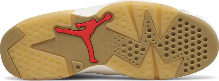 Air Jordan 6 Retro Quai 54 - Sail Gum, cream