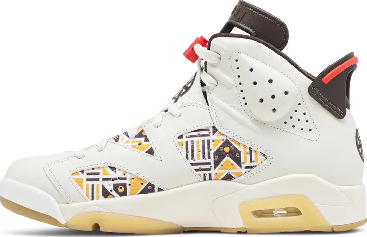 Air Jordan 6 Retro Quai 54 - Sail Gum, cream
