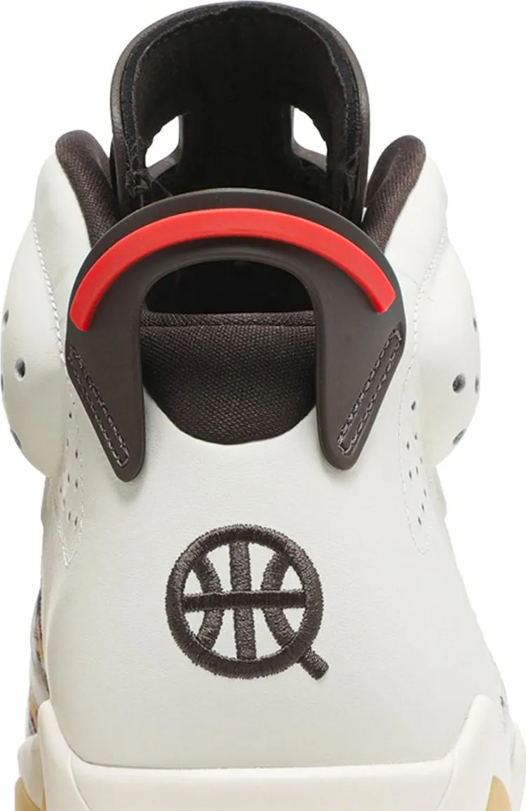 Air Jordan 6 Retro Quai 54 - Sail Gum, cream