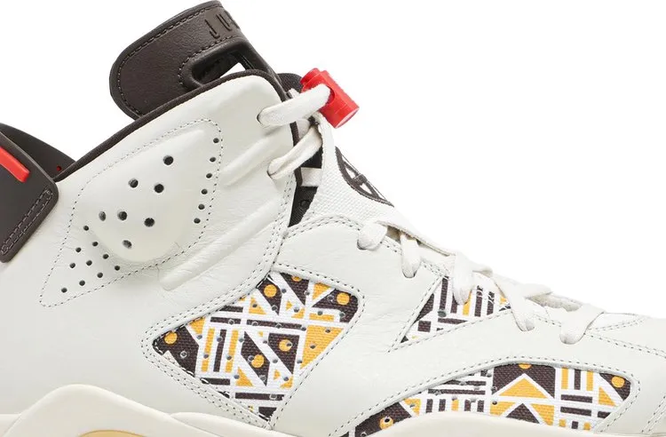 Air Jordan 6 Retro Quai 54 - Sail Gum, cream