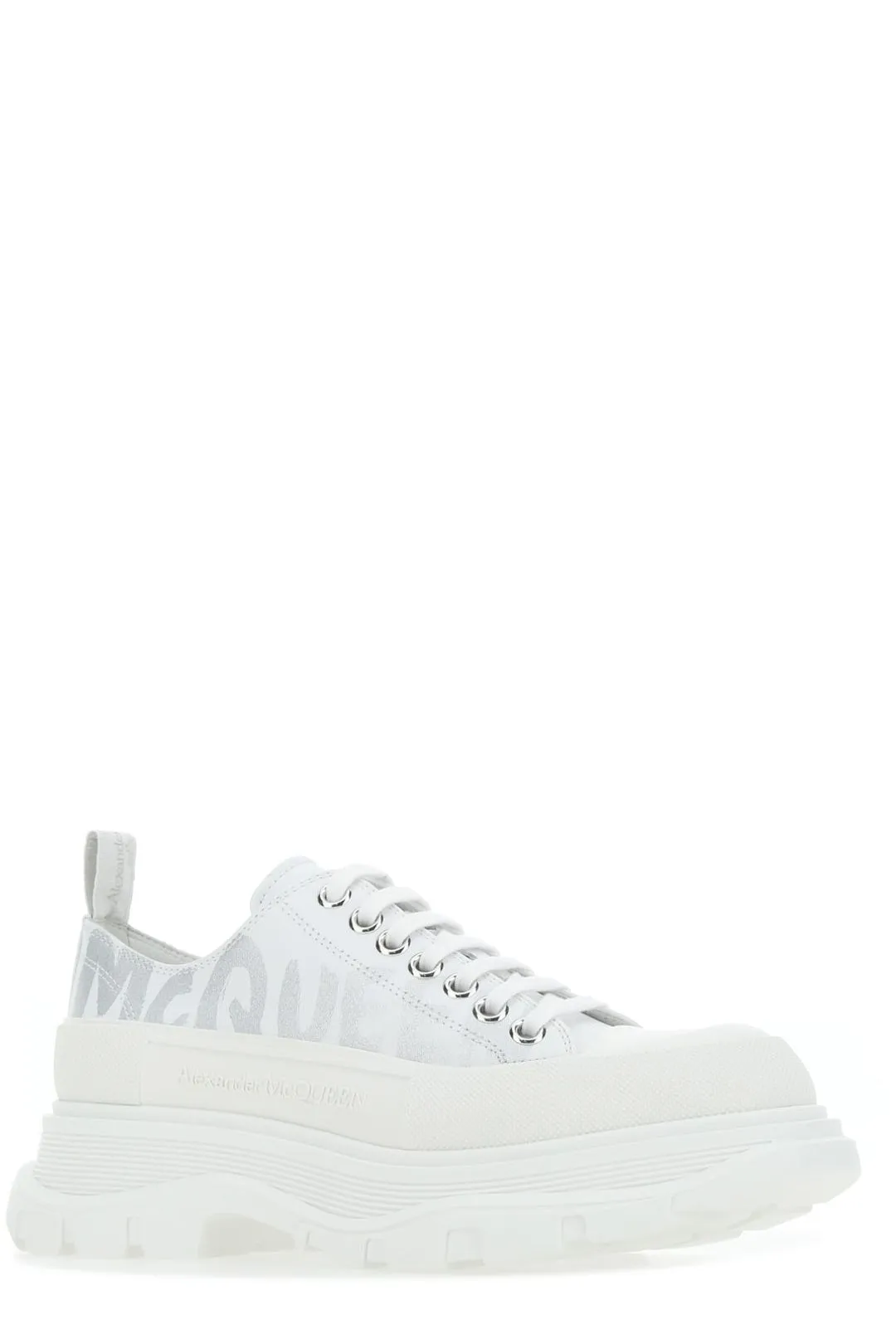 Alexander McQueen Logo Print Chunky Sole Sneakers