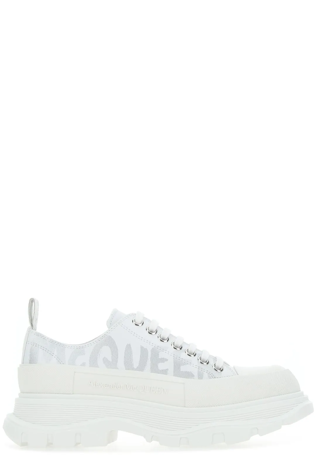 Alexander McQueen Logo Print Chunky Sole Sneakers