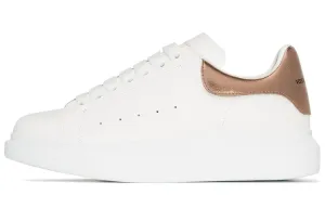 Alexander McQueen Oversized Sneakers, White/Pink/Gold