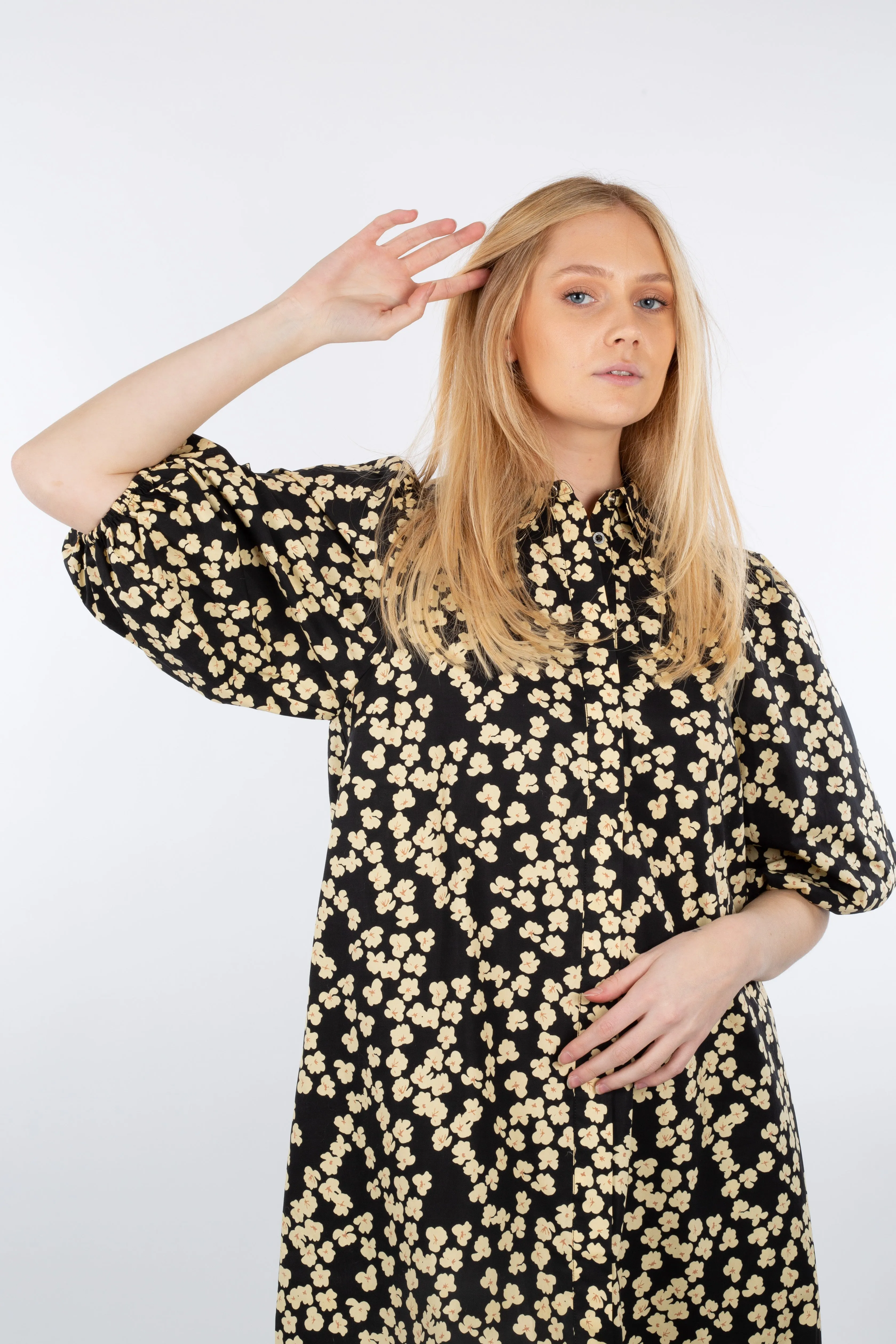 Alula Shirt Dress - Chamomile